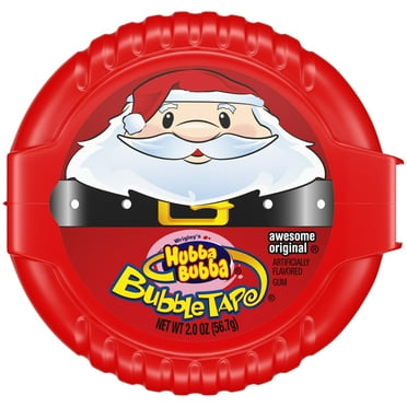 Hubba Bubba Bubble Gum Tape Christmas Candy Stocking Stuffer, 2.0 oz