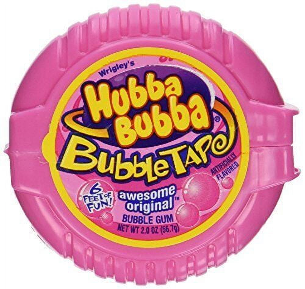 Hubba Bubba Bubble Gum Tape - Original Flavor - 4 PACK - 6' Long! FREE SHIPPING