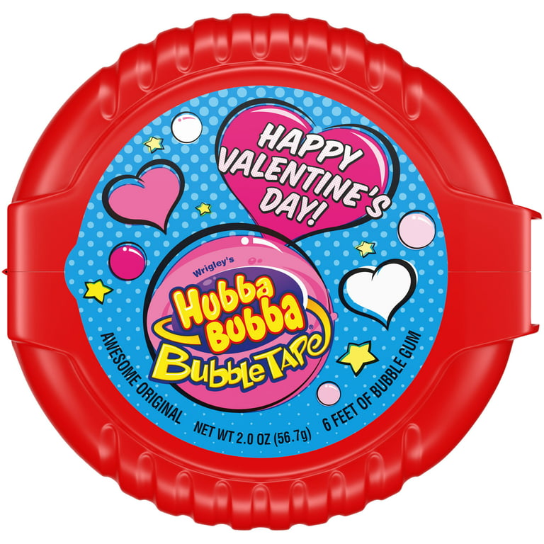 Hubba Bubba Valentine's Bubble Tape Chewing Gum - 2 oz