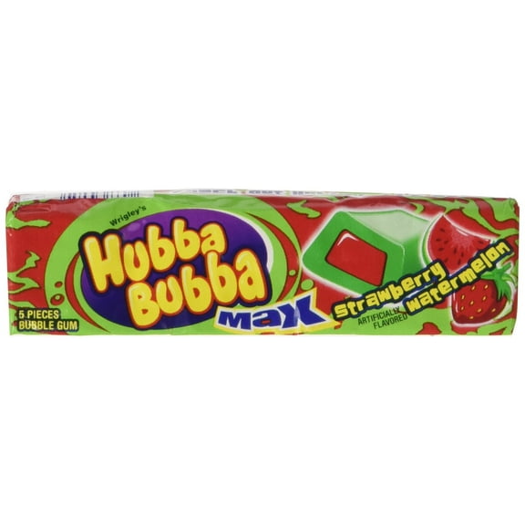 Hubba Bubba Max 18-Packs Strawberry-Watermelon.