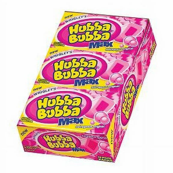 Hubba Bubba Max Bubble Gum, Original 6 ea
