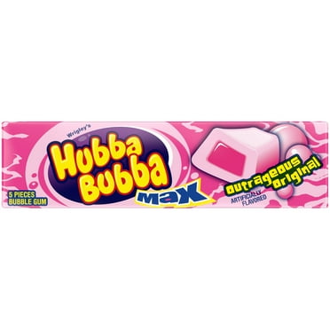 Hubba Bubba Max Original Bubble Gum - 5 Pieces Pack