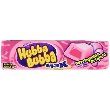 Hubba Bubba Max Outrageous Original Gum, 18 Count