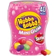 thumbnail image 1 of Hubba Bubba Minis Skittles Flavored Bubble Gum - 40 Ct Resealable Bottle, 1 of 8