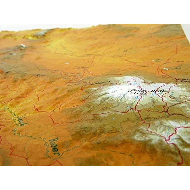 Hubbard Scientific 3D Arizona 961 Map | A True Raised Relief Map - You ...