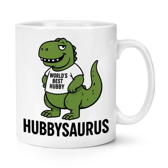 Hubbaurus Dinosaur oz Mug Cup Husband Funny Joke Hubby Vaines Daove Annrsary.