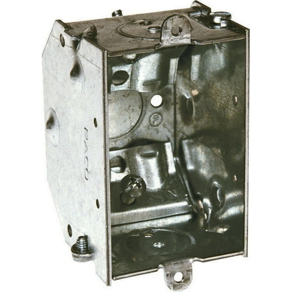 Raco 1-Gang Steel Welded Beveled Wall Box 473