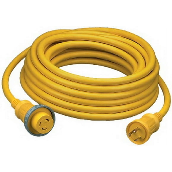 Hubbell 30A 125V 25' Vinyl Jacketed Pre Wired Shore Power Cable Set
