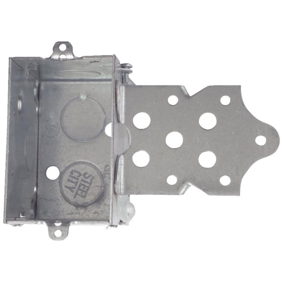 Hubbell Gangable Electrical Box - Steel, Silver - 3x2x2-1/2, Pack Of 1