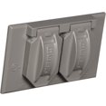 thumbnail image 1 of Hubbell 5180-5 Weatherproof Device Cover, 1 Gang, 2-13/16 In L X 4-9/16 In W, Gray, quot, Grey, 1 of 1