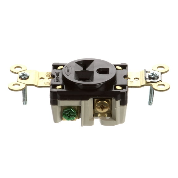 Hubbell 5461, Sgl Wall Receptacle Wdyrc