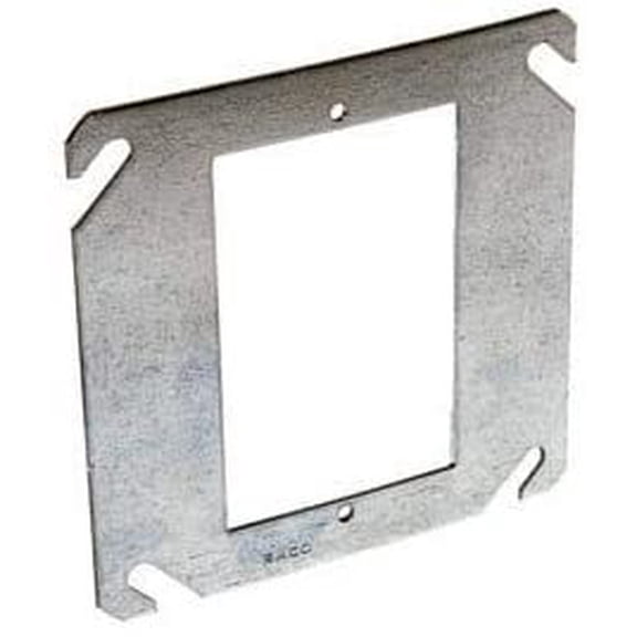 Hubbell 787 4" Square Mud-Ring, For 1 Device, Flat - Pkg Qty 50 787