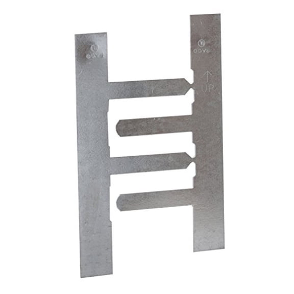 Hubbell 8977 Grip-Lok Old Work Electrical Box - 3x2 Inch - Pre-Galvanized Steel - UL Listed - 25 Pack