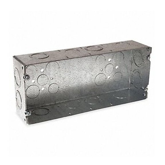 Hubbell 943 Gang Box, 4 Device, 2-1/2" Deep CA3