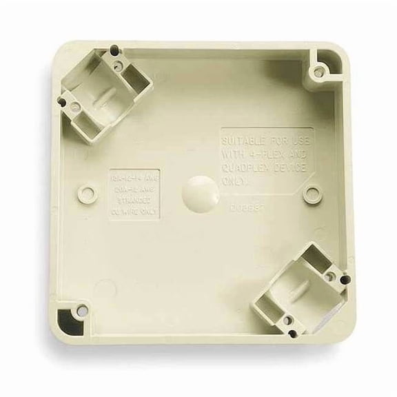 4 x 4 x 21.3mm Square Floor Box