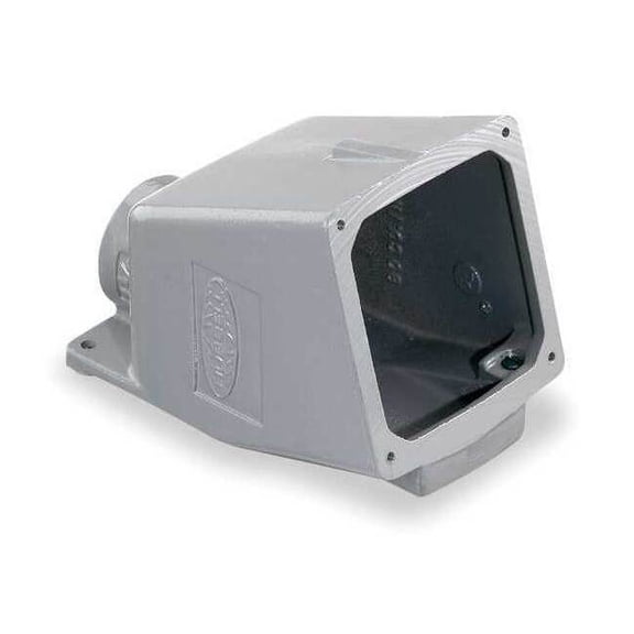 Hubbell Wiring Device-Kellems Angle Back Box,15,20/30 A,1in BB301W