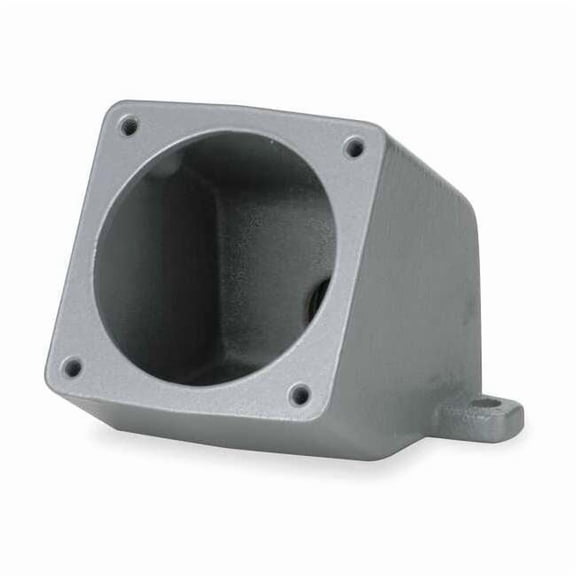 Hubbell Wiring Device-Kellems Angle Back Box,15,60/100 A,1.5in MB601007W