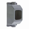 thumbnail image 1 of Hubbell Wiring Device-Kellems Back Box,20/30A,3/4"Hub,Straight,Metllic FT202W, 1 of 1