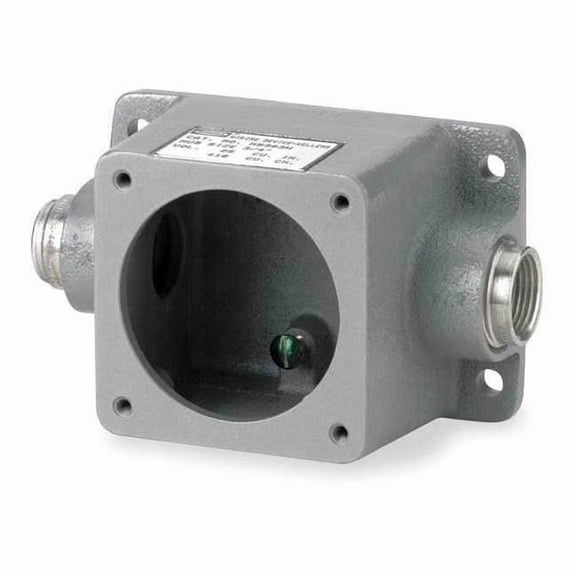Hubbell Wiring Device-Kellems Back Box,Straight,30 A,0.75in MB303W