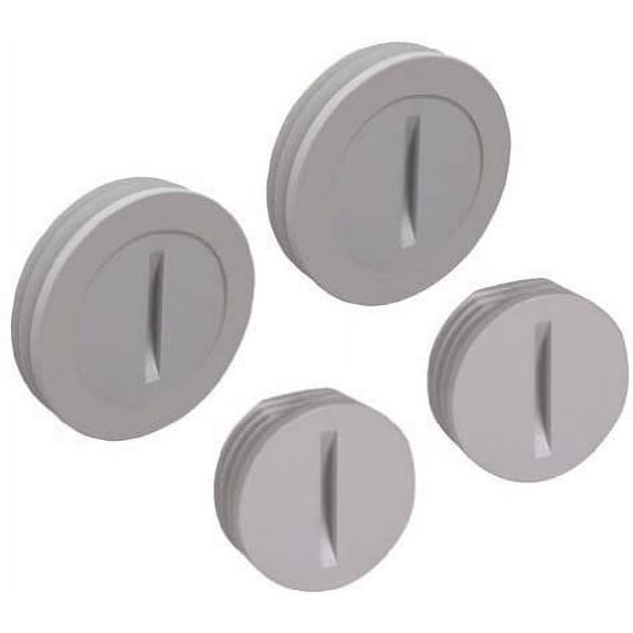 Hubbell-Bell PCP47550GY Weatherproof Accessories with Nonmetallic Closure Plug and 1/2-Inch 3/4-Inch Per Polybag, Gray Size: Gray, Model: PCP47550GY, Out, Repair & Hardware