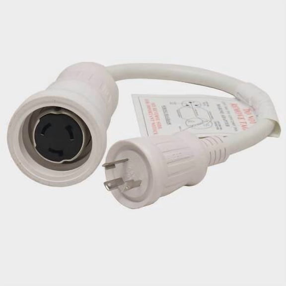 Hubbell Boat Shore Power Adapter HBL61CM35W | 125V to 125/250V 14In