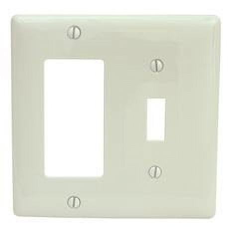 Hubbell Bryant Electric NP126W 2-Gang 1 Toggle 1 Decorator/GFCI Wall ...