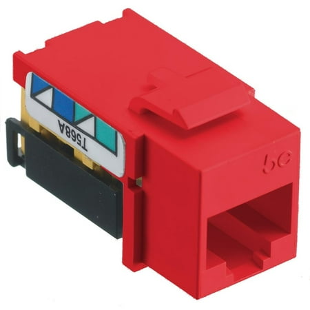 Hubbell Cat 5e Modular Data Jack Red NSJ5ER