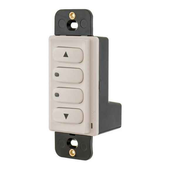 Hubbell DSC010GY Lt Almond Low Voltage Dimmer Switch 0-10V Latching/Momentary