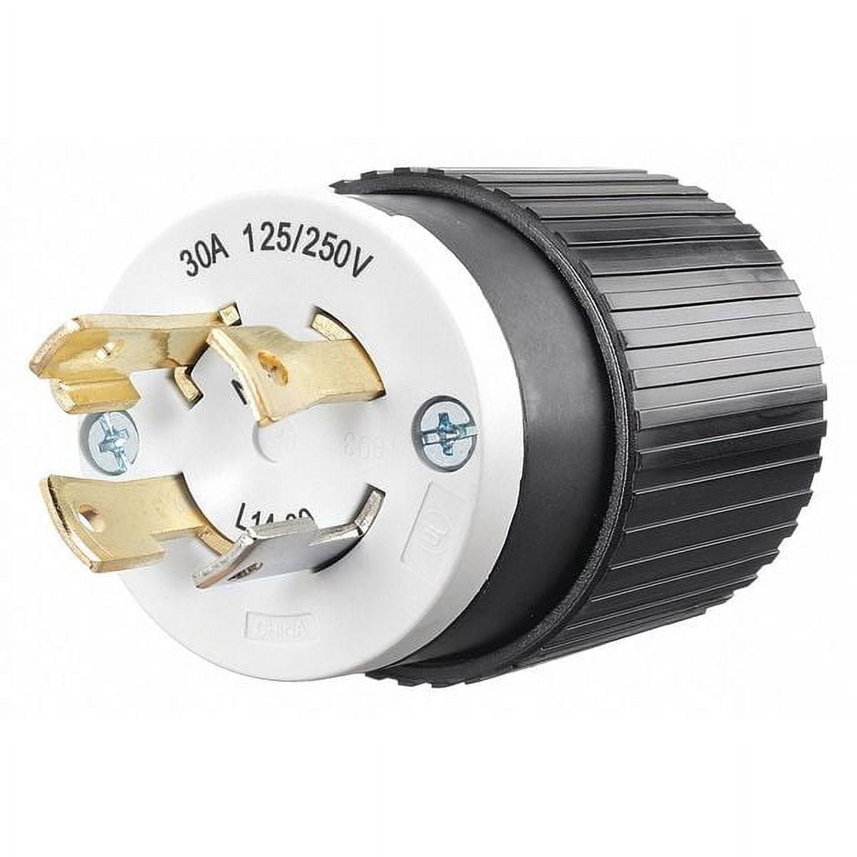 Bryant 71430NP L14-30 30A 125-250V Techspec Plug, Black & White