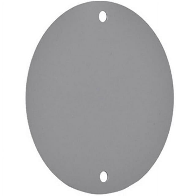 Hubbell Electrical RBC-4 Round Blank Cover- Gray - Walmart.com