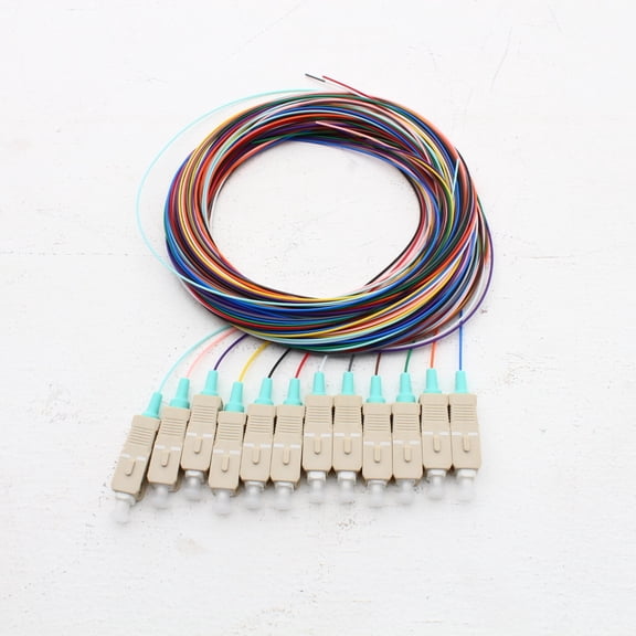 Hubbell FPBKR12SC2M Fiber Optic 12-Cable 3m Pigtail Bundle Riser MM SC OM2