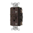 thumbnail image 1 of Hubbell Wiring Device-Kellems GFCI Rceptcle, Commer., Brwn, 20A, 1 HP GFRTR20, 1 of 1