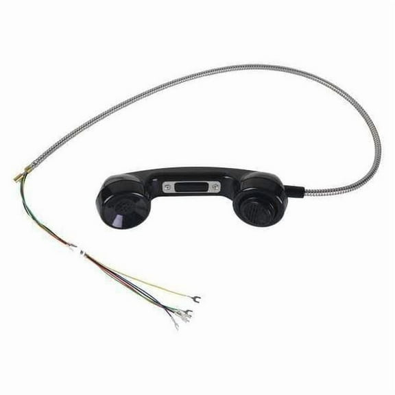 Hubbell Gai-Tronics Handset Kit,Black,Plastic 10117-003