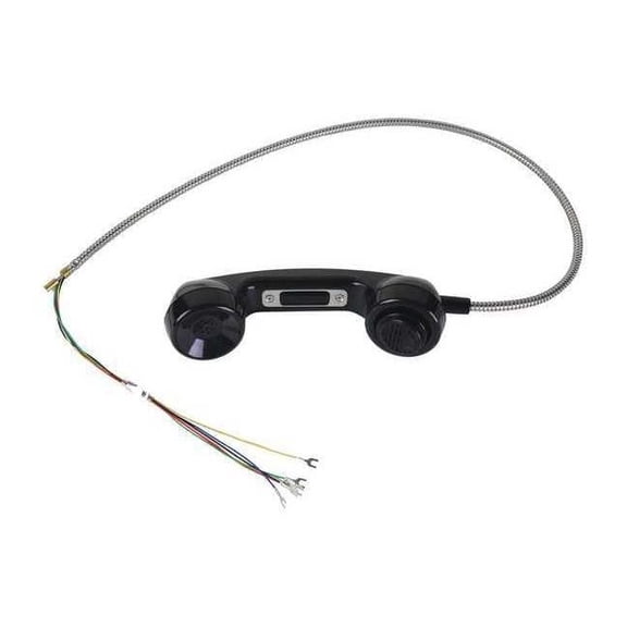 Hubbell Gai-Tronics Handset Kit,Black,Plastic 10117-003
