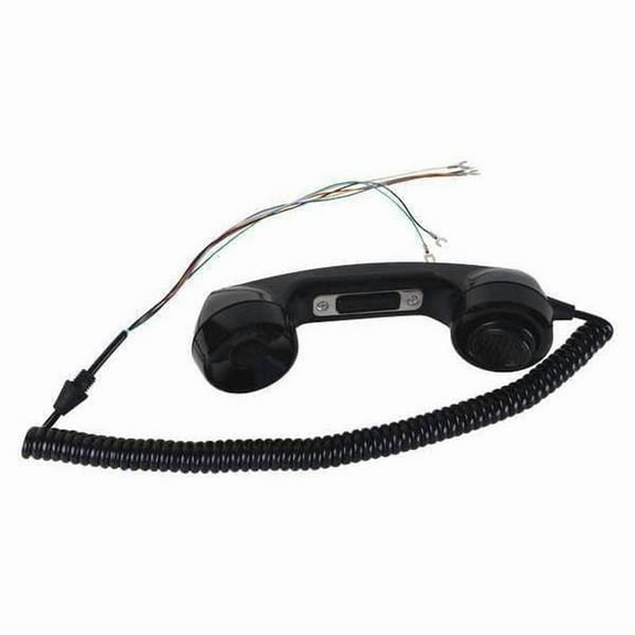 Hubbell Gai-Tronics Handset Kit,Black,Plastic 12515-007
