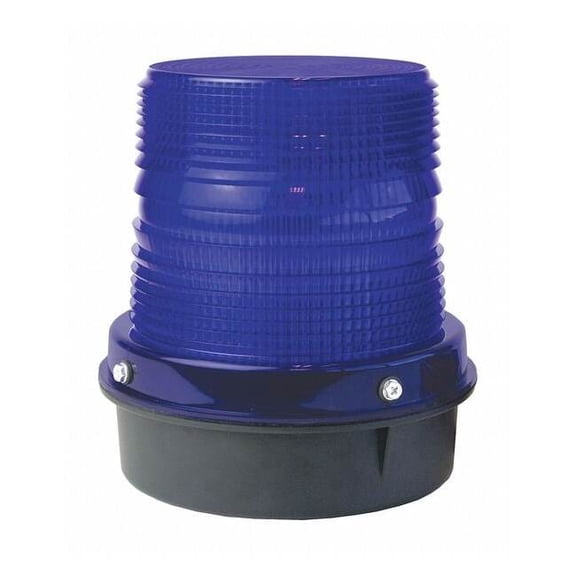 Hubbell Gai-Tronics Strobe Light, Aluminum/Plastc, Blue, 120VAC 540-001