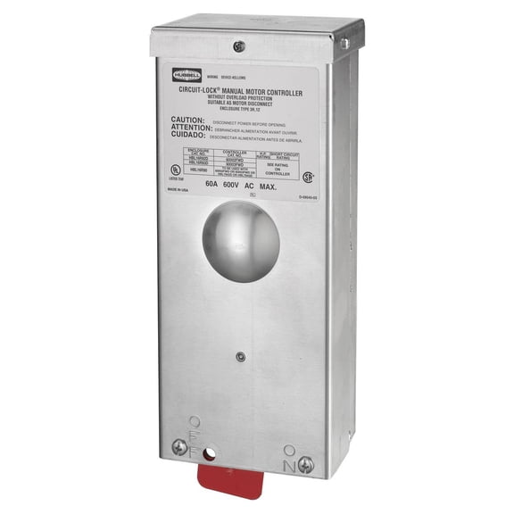 Hubbell HBL16R93D AC Motor Disconnect Switch