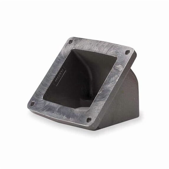 Hubbell Wiring Device-Kellems Angle Adapter,Cst Alum,Silver,4.5x3.44in HBL26404
