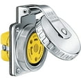 thumbnail image 1 of Hubbell HBL303SSO Watertight Stainless Steel 30A 125V Shore Power Outlet, Hardware Included, 1 of 2