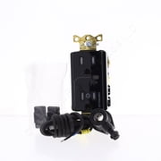 Hubbell HBL5262LC1BK Black Industrial TR 1/2 CONTROLLED Switched Receptacle 15A