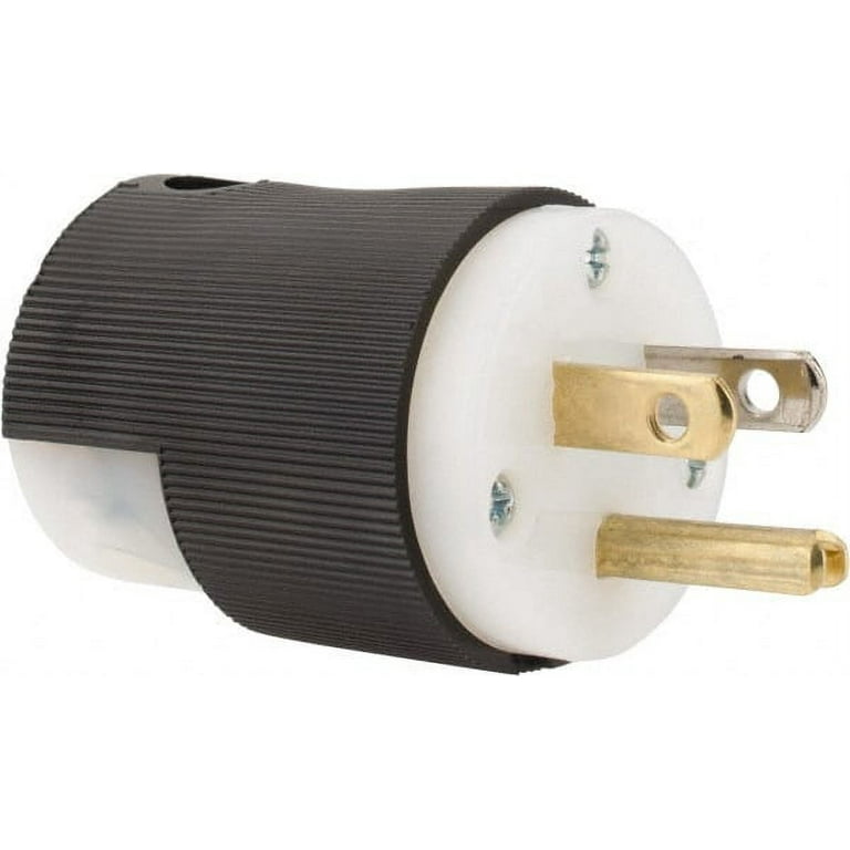 Hubbell HBL5266C Insulgrip Heavy Duty Straight Male Plug, 5-15P