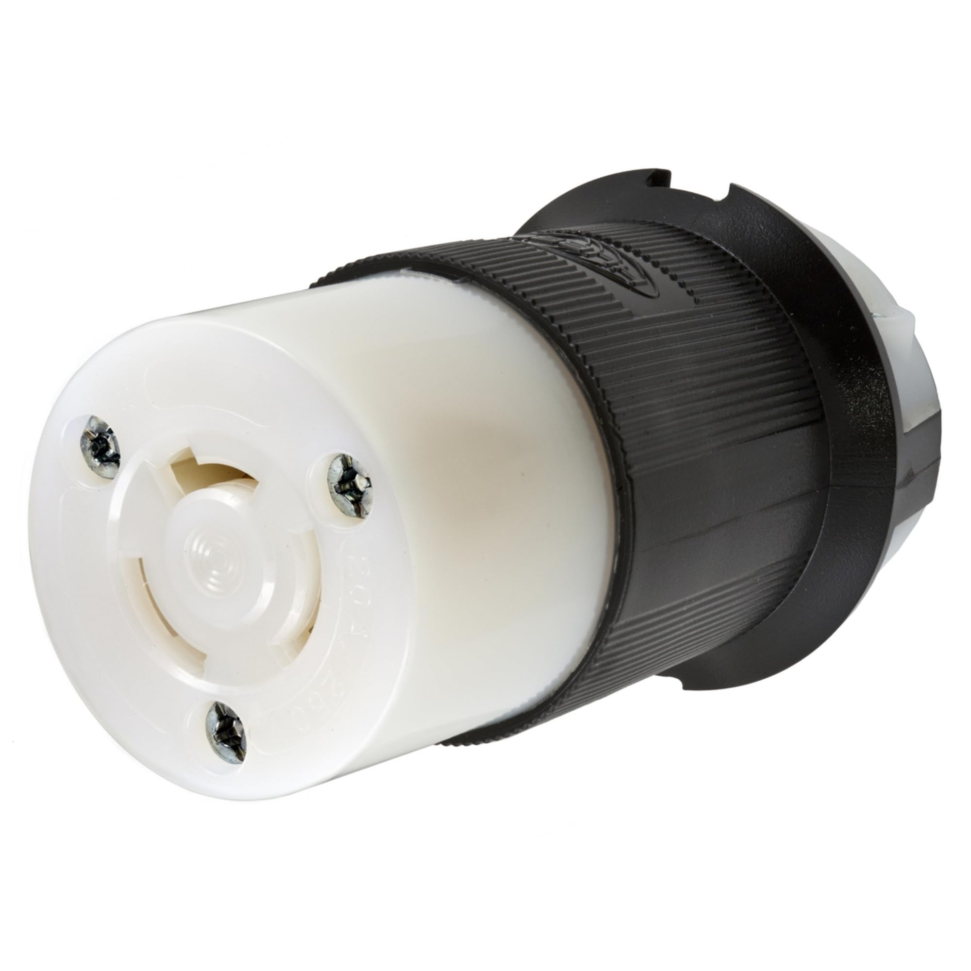 Hubbell HBL7314GCB Locking Connector, 2 Pole and 3 Wire, 20 amp, 3 ...