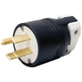 thumbnail image 1 of Hubbell HBL9451C Male Plug, 3 Pole - 4 Wire, 50A, 125/250V, 14-50P, Nylon Black, 1 of 3