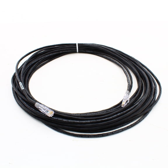Hubbell HC5EBK55 Patch Cord Cat 5e 55 Ft Black LAN Ethernet Network Cable
