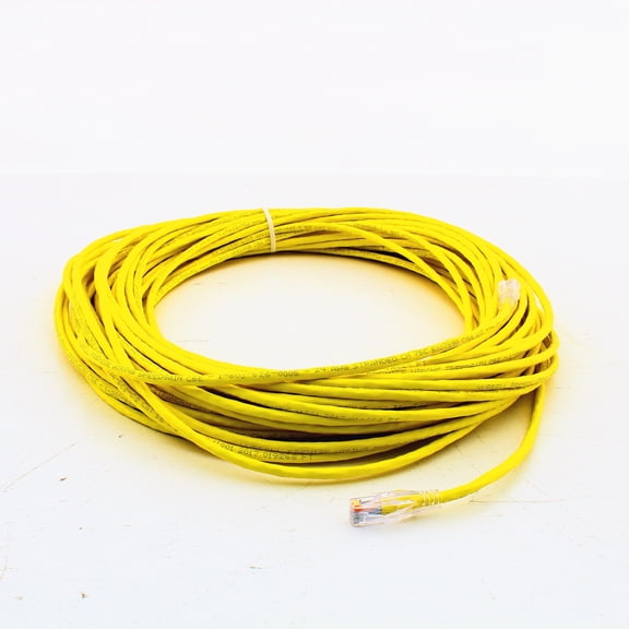 Hubbell HC5EY95 Patch Cord Cat 5e 95 Ft Yellow LAN Ethernet Network Cable