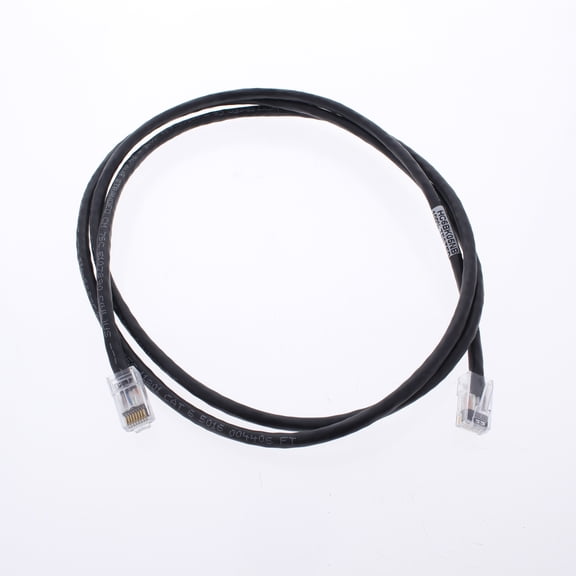 Hubbell HC6BK05NB Patch Cord Cat 6 Black 5 Ft LAN Ethernet Network Cable NOBOOTS