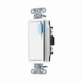 thumbnail image 1 of Illminatd Wall Swtch, 1-Pole, 20A, Wht, 120V DS120ILW, 1 of 1