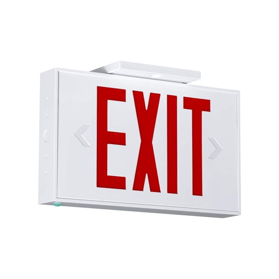 Hubbell Industrial CSAUER LED Emergency Exit Sign, White CA3