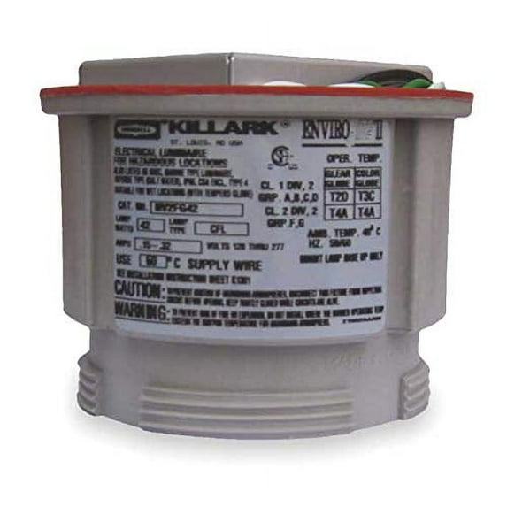 Hubbell Inudstrial Lighting NV2FG26 Compact Fluorescent Light Fixture, GX24Q3 Hazardous Location rated