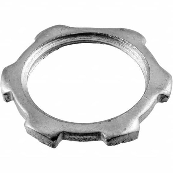 Hubbell Kellems 00322002LPK50 3/4" Conduit Locknut for Low Profile Connectors
